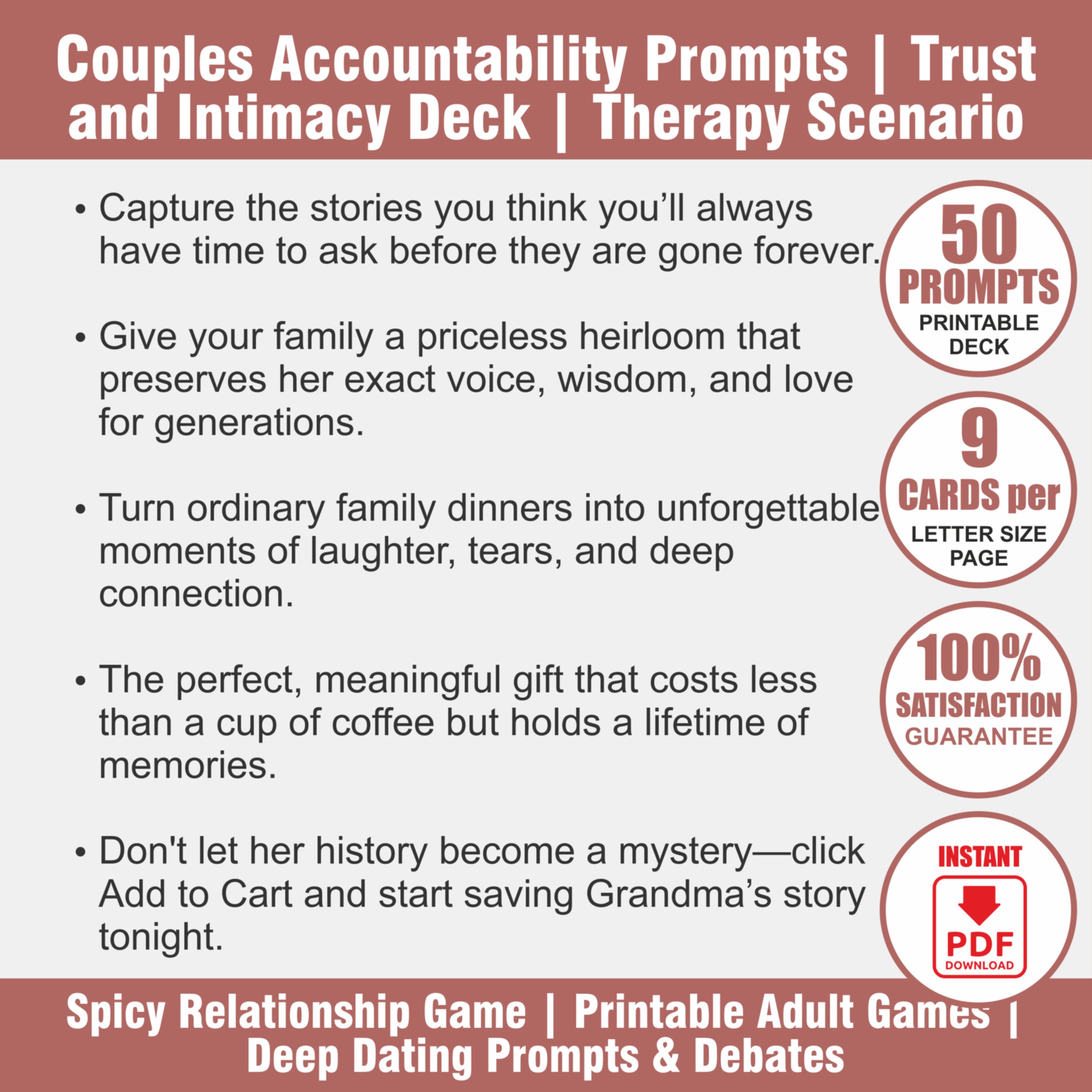 The Unfiltered Deck: Modern Relationship Debate Game | Raw Conversation Cards for Couples - View 2